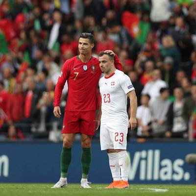 Im Achtelfinale treffen die Schweiz und Portugal aufeinander und damit zwei Rekordspieler ihrer Nation. Für viele Schweizer Nationalspieler ist es zudem eine Partie gegen ihr Kindheitsidol.