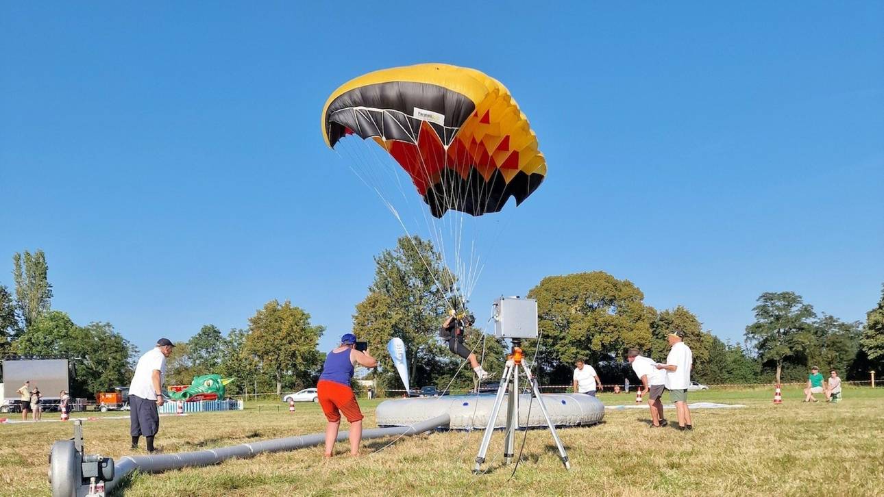Rekordflut bei Fallschirmspringern