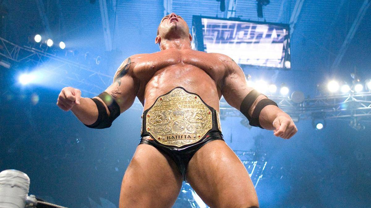 PLATZ 17: BATISTA - Das muskelbepackte "Animal" kristallisierte sich neben Cena als zweiter großer Fanliebling der Nullerjahre heraus. Insgesamt sechsmal WWE und World Champion, beendete seine Vollzeitkarriere 2010 und ging erfolgreich nach Hollywood
