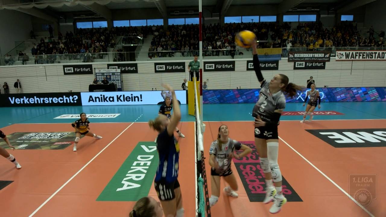 Volleyball Bundesliga: Nervenstarkes Suhl schlägt Erfurt im Thüringen-Derby