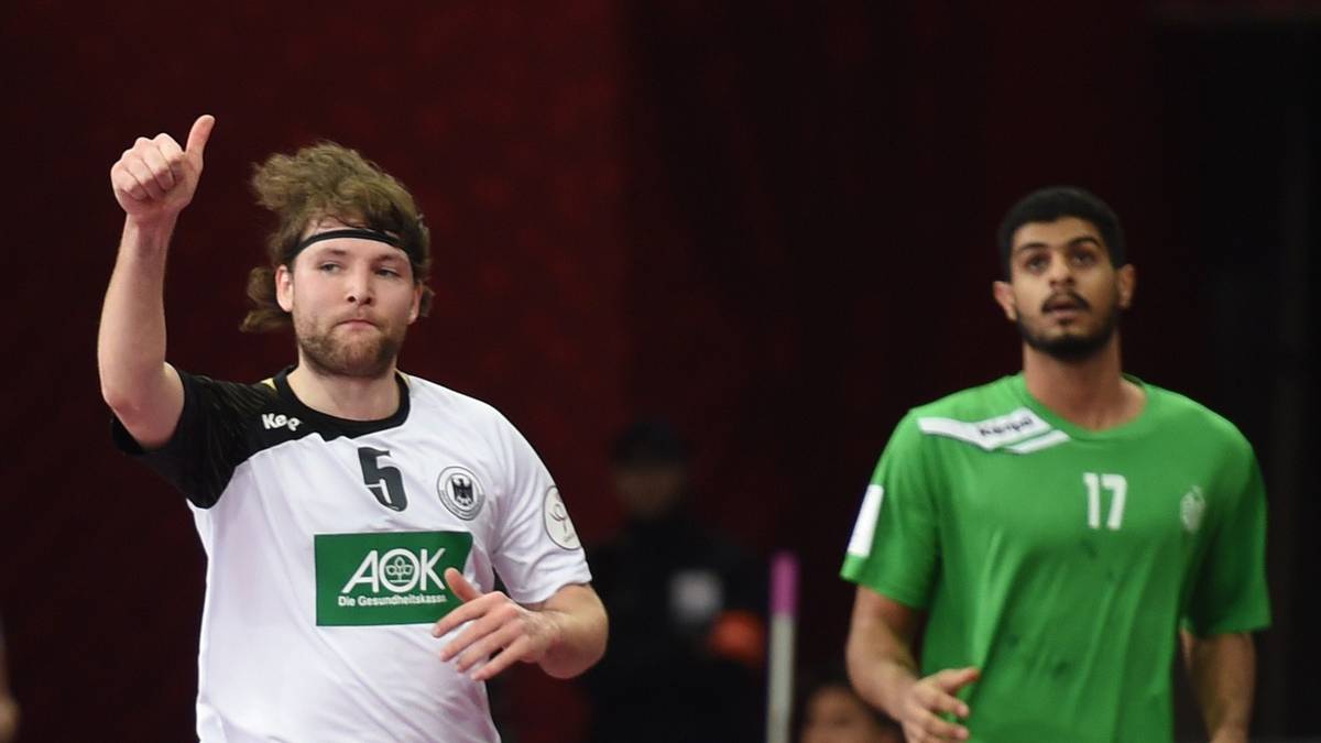 Auch Johannes Sellin netzt elf Mal ein. Deutschland feiert einen letztlich nie gefährdeten 36:19-Kantersieg und zieht als Gruppenerster ins Achtelfinale ein