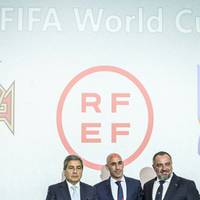 Im Rennen um die WM 2030 streben Spanien und Portugal wegen des voraussichtlichen Rückzugs der Ukraine nun eine Gruppenkandidatur mit Marokko an.