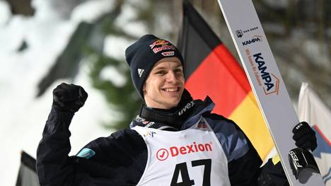 Andreas Wellinger holt bei der WM in Planica Silber 