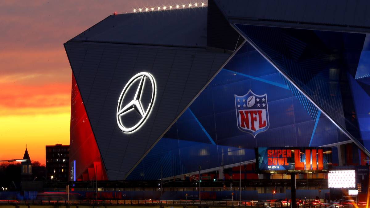 Der Super Bowl LIII findet 2019 im Mercedes-Benz Stadium in Atlanta statt