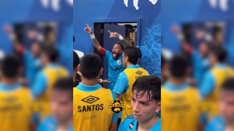 Nach dem Pokalsieg von Santos FC gerät Neymar vor der Kabine mit Vertretern des Gegners aneinander und provoziert anschließend mit Gesten und Tanz.