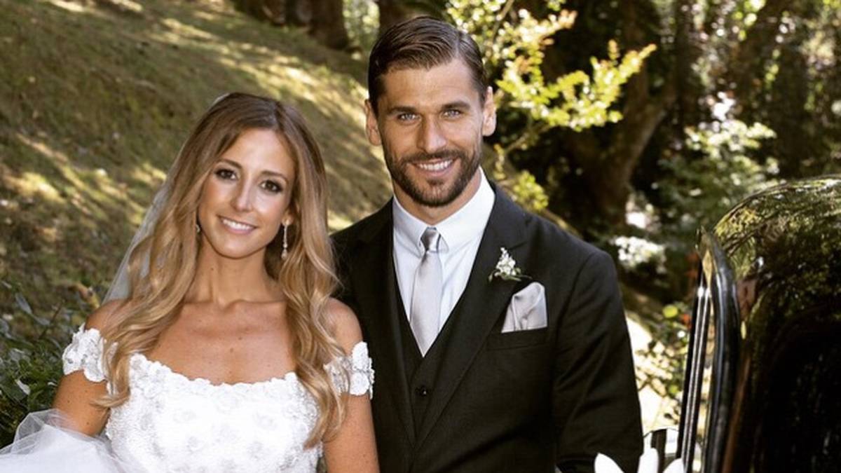 Und hier noch das Beweisbild: Llorente ist jetzt stolzer Ehemann