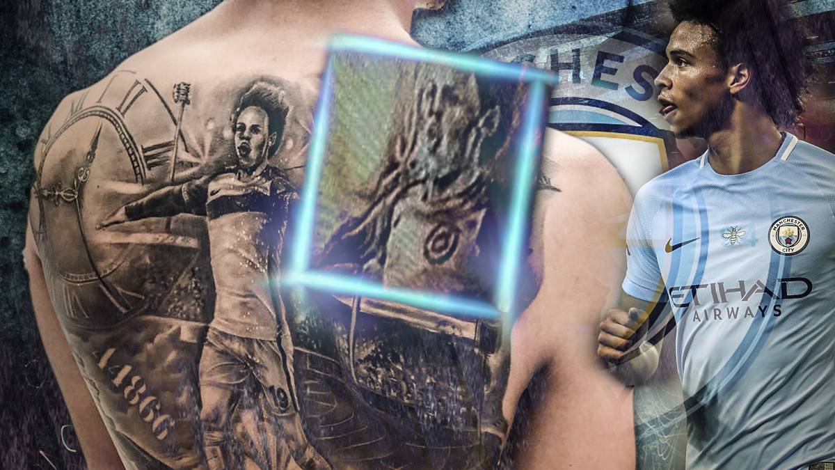Leroy Sane entfernt das Logo von Manchester City aus seinem Tattoo