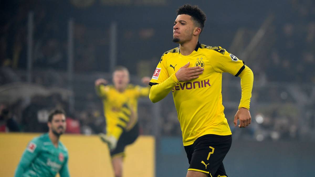 PLATZ 3: Jadon Sancho (Borussia Dortmund) - 17 Tore