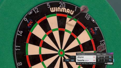 Ryan Joyce sorgt für die nächste Überraschung bei der Darts-WM 2025. Ein grober Fauxpas von Gegner Ryan Searle rächt sich bitter.