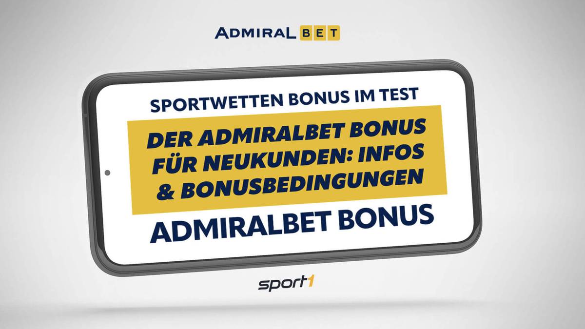 100 € Admiralbet Bonus und 10€ ohne Einzahlung sichern