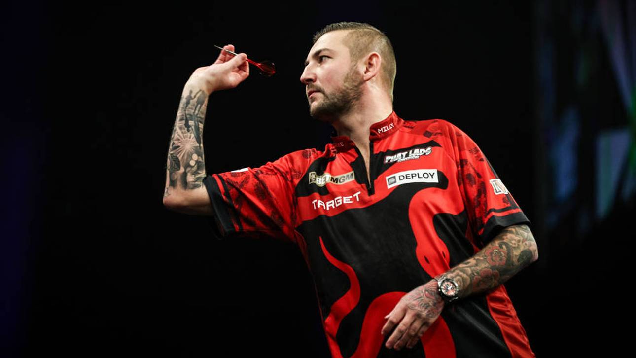 Nathan Aspinall leidet unter Dartitis