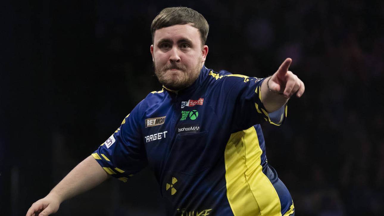 Luke Littler feierte am achten Spieltag drei lockere Siege