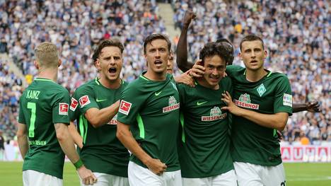 Beim 2:2 im Hinspiel gegen Hertha BSC saß Alexander Nouri noch auf der Bank von Werder Bremen