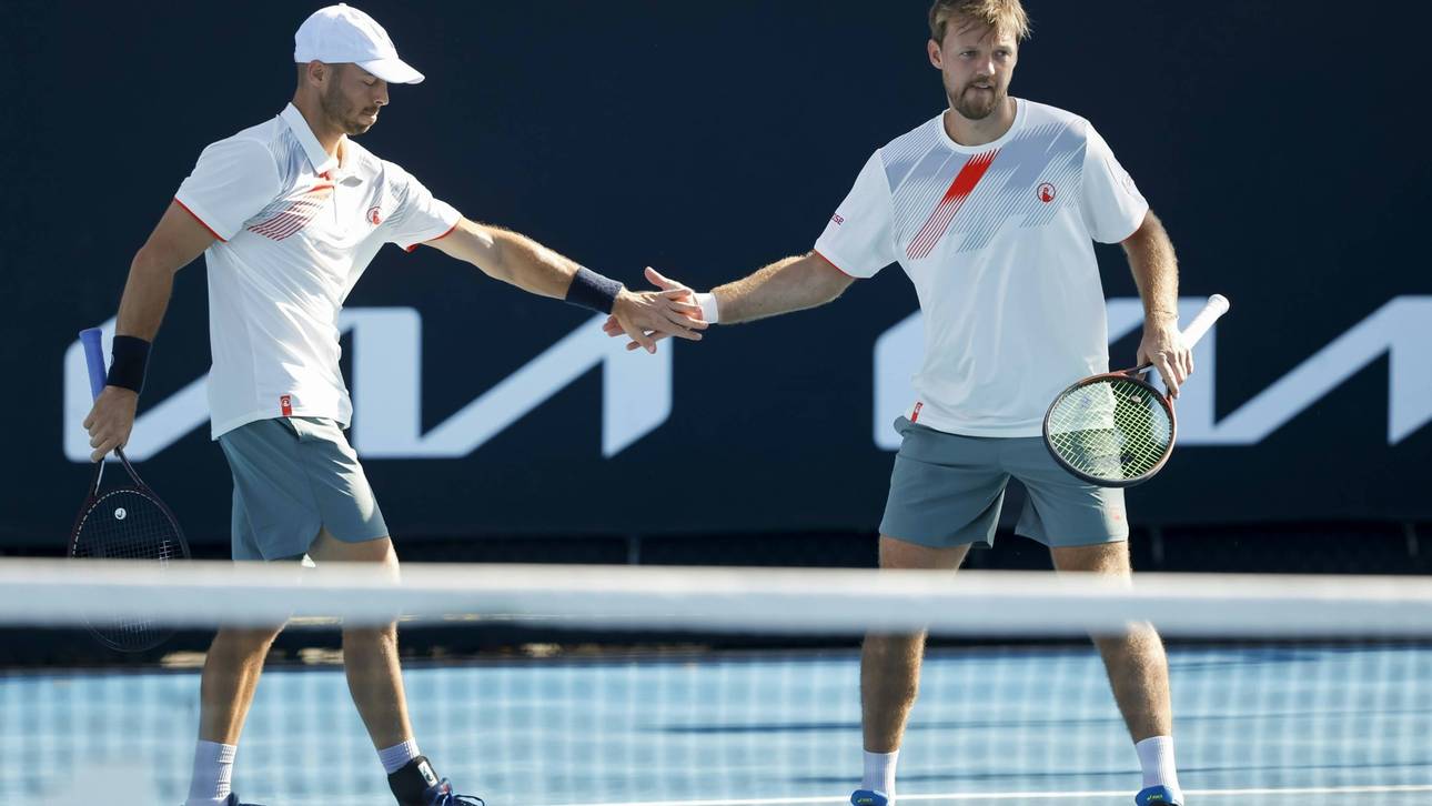 Deutsches-Duo in Melbourne weiter