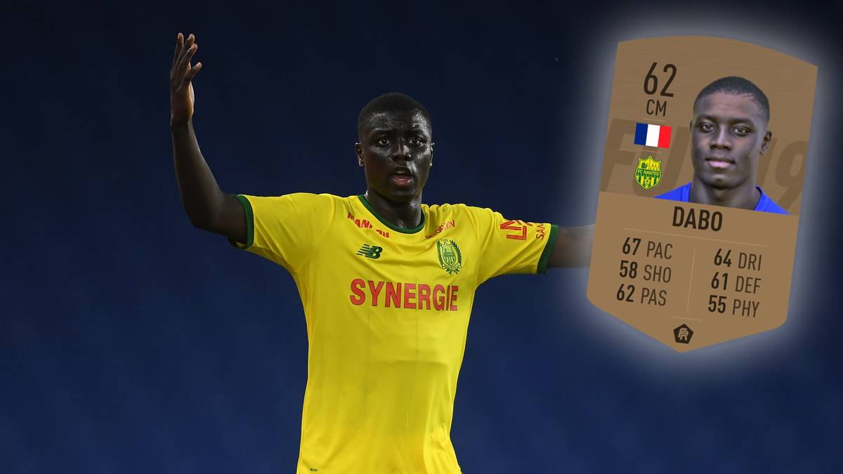 ABDOULAYE DABO (Mittelfeld/Nantes): Stärke 62 - Potenzialwert 87. Im Alter von 16 Jahren unterschrieb der französische Mittelfeldspieler seinen ersten Profivertrag beim FC Nantes. Sein Vetrag läuft noch bis 2022