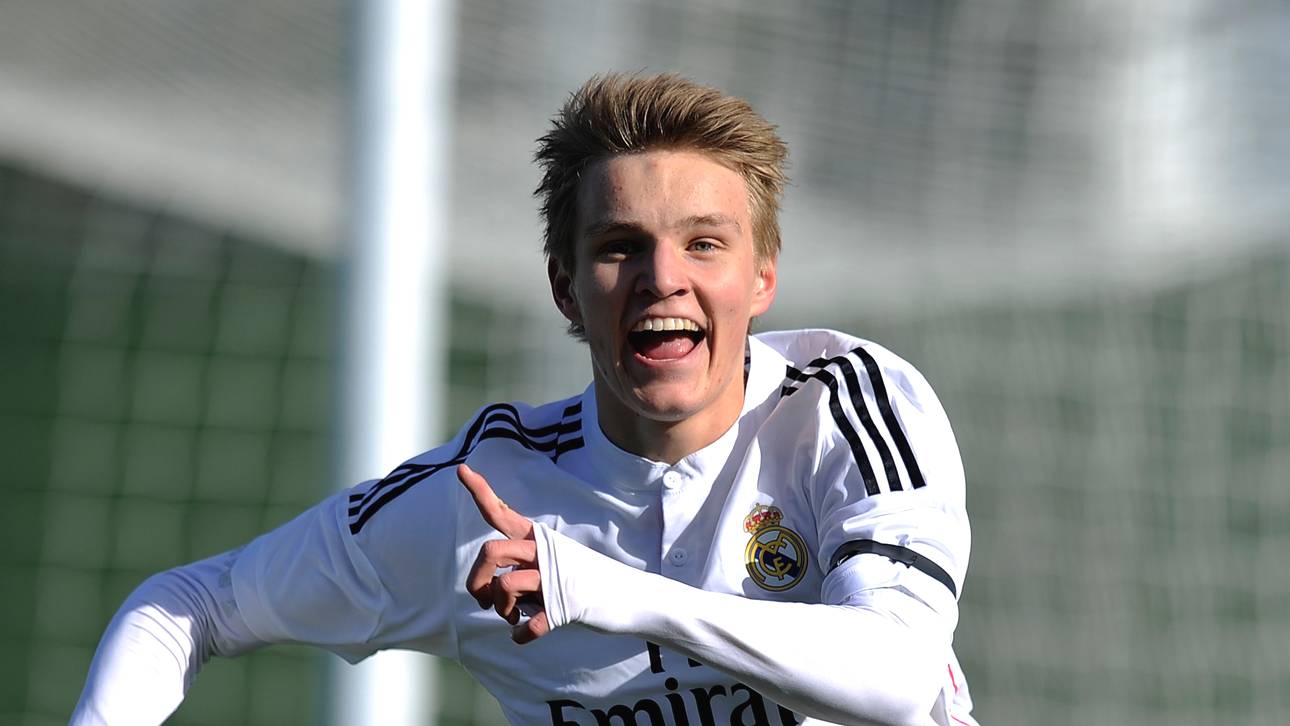 Odegaard bei Real im Profi-Kader