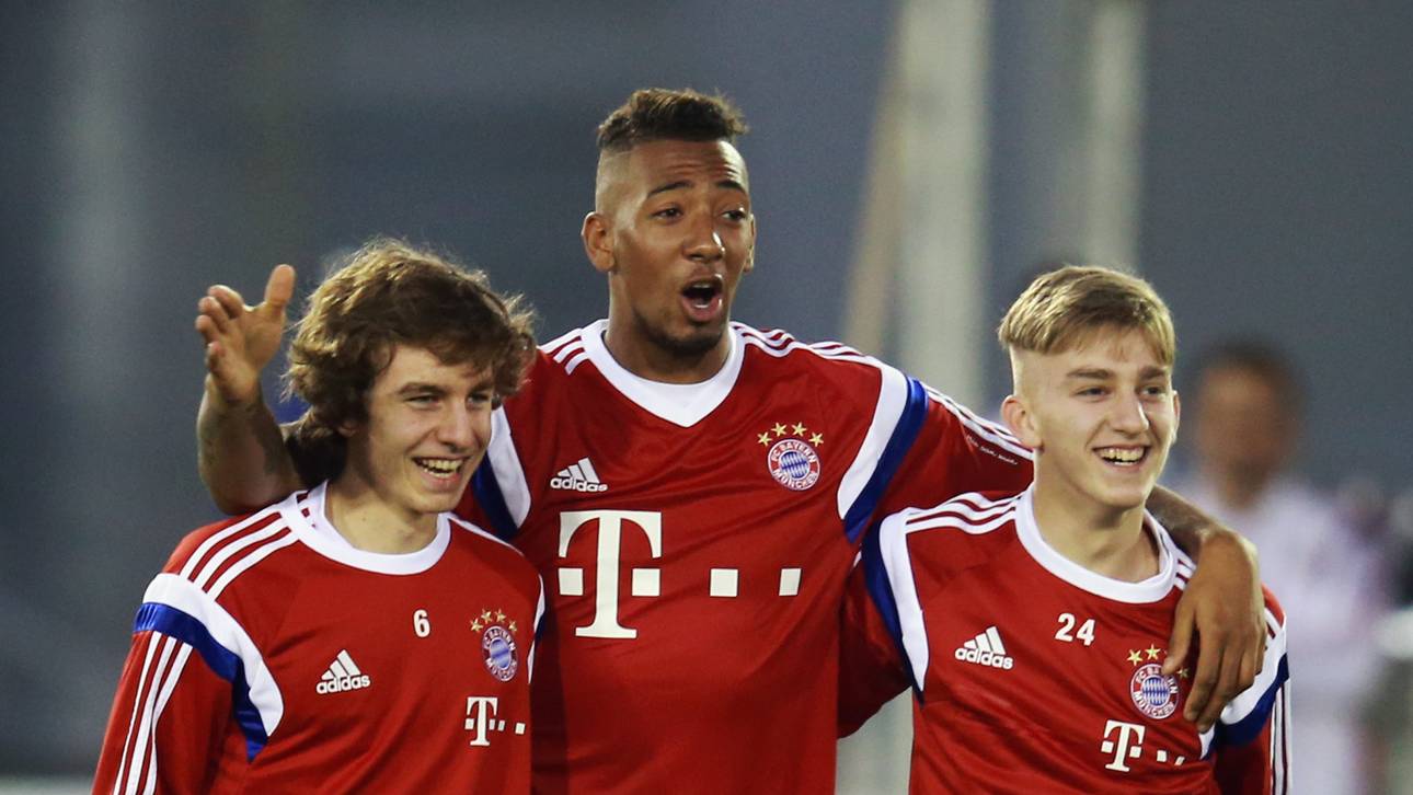 Gaudino und Kurt vor dem Absprung