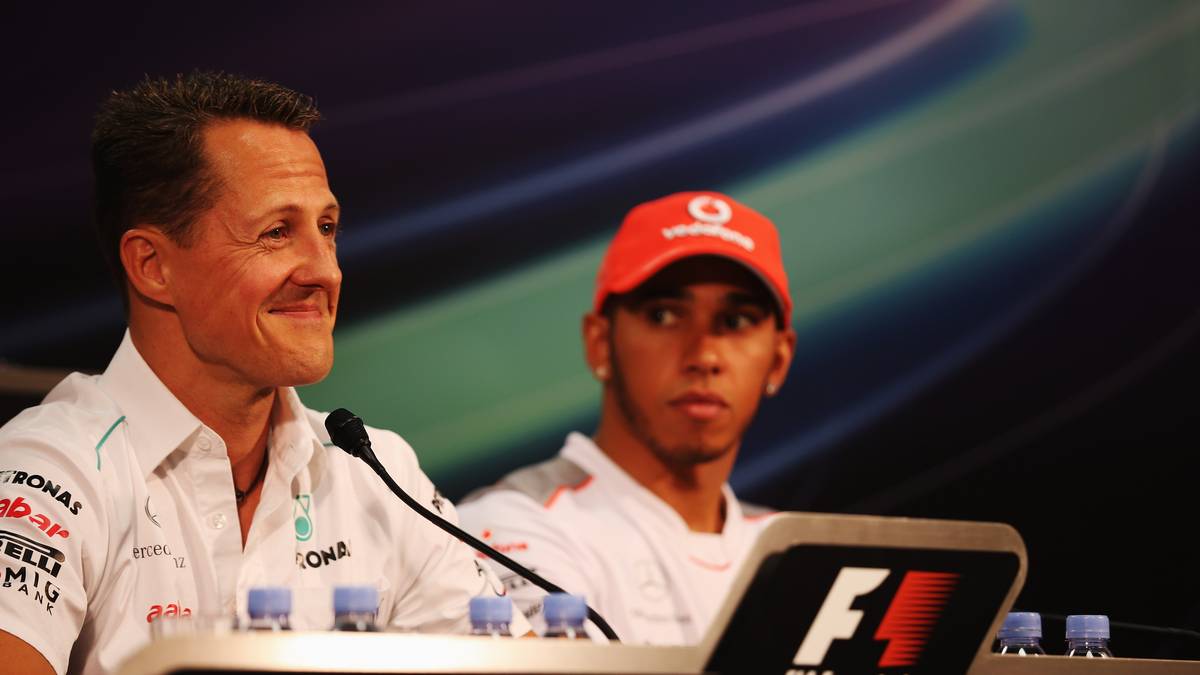 Michael Schumacher und Lewis Hamilton fuhren gemeinsam für Mercedes