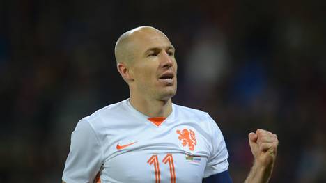 Arjen Robben und die Niederlande treffen am 9. November auf Belgien