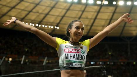 Malaika Mihambo gewann bei der EM in Berlin Gold im Weitsprung