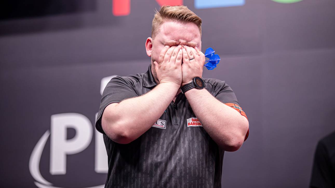 Tränen nach Darts-Sensation!
