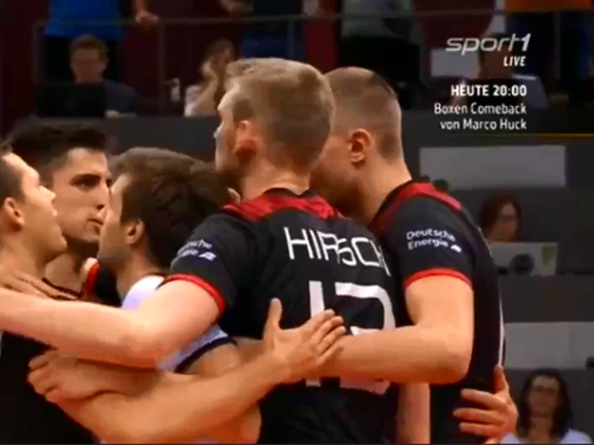 Volleyball Nations League Deutsche Herren schlagen Argentinien in Satz vier