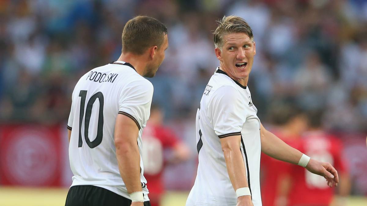 7: Die Dauerbrenner Bastian Schweinsteiger und Lukas Podolski bestreiten ihr siebtes großes Turnier