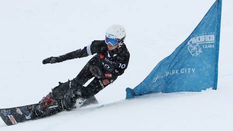 Selina Jörg wurde Dritte beim Parallel-Slalom mit dem Snowboard