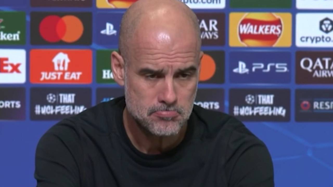 Beim Thema Haaland ist Guardiola kurz angebunden