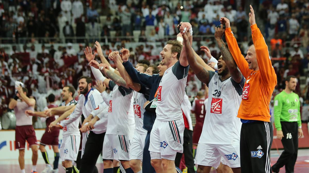 Frankreich feiert bei der Handball-WM in Katar