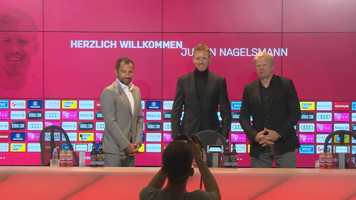 Julian Nagelsmann ist endgültig beim FC Bayern und spricht über Taktik, Campus, Spieler und Leroy Sané, für den er schon einen Plan hat