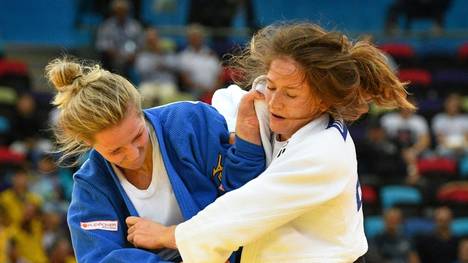 Martyna Trajdos (r.) gewinnt Bronze bei der Judo-EM 