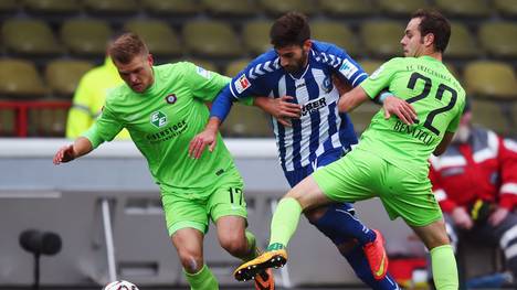 Thorsten Schulz (l.) spielt künftig nicht mehr für Aue