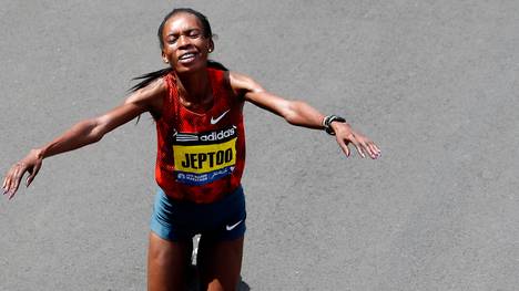 Marathon-Ikone Rita Jeptoo ist noch bis Oktober wegen Dopings gesperrt