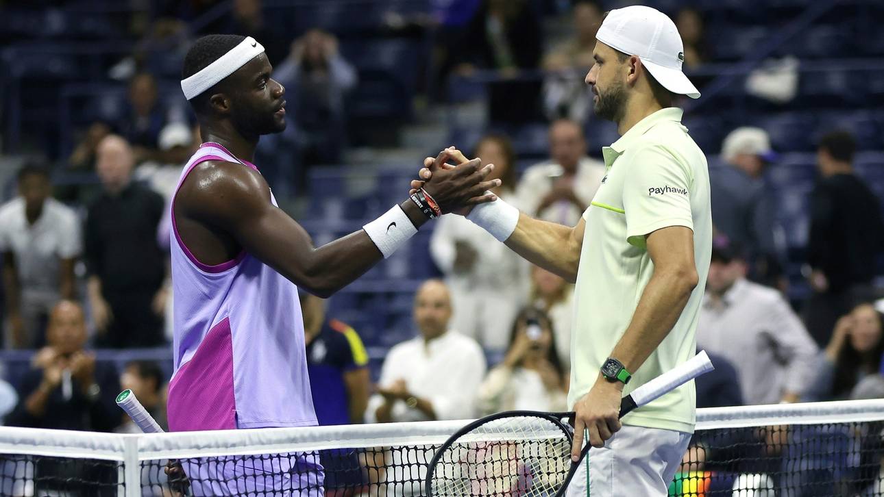 Frances Tiafoe (l.) schlug bei den US Open Grigor Dimitrow