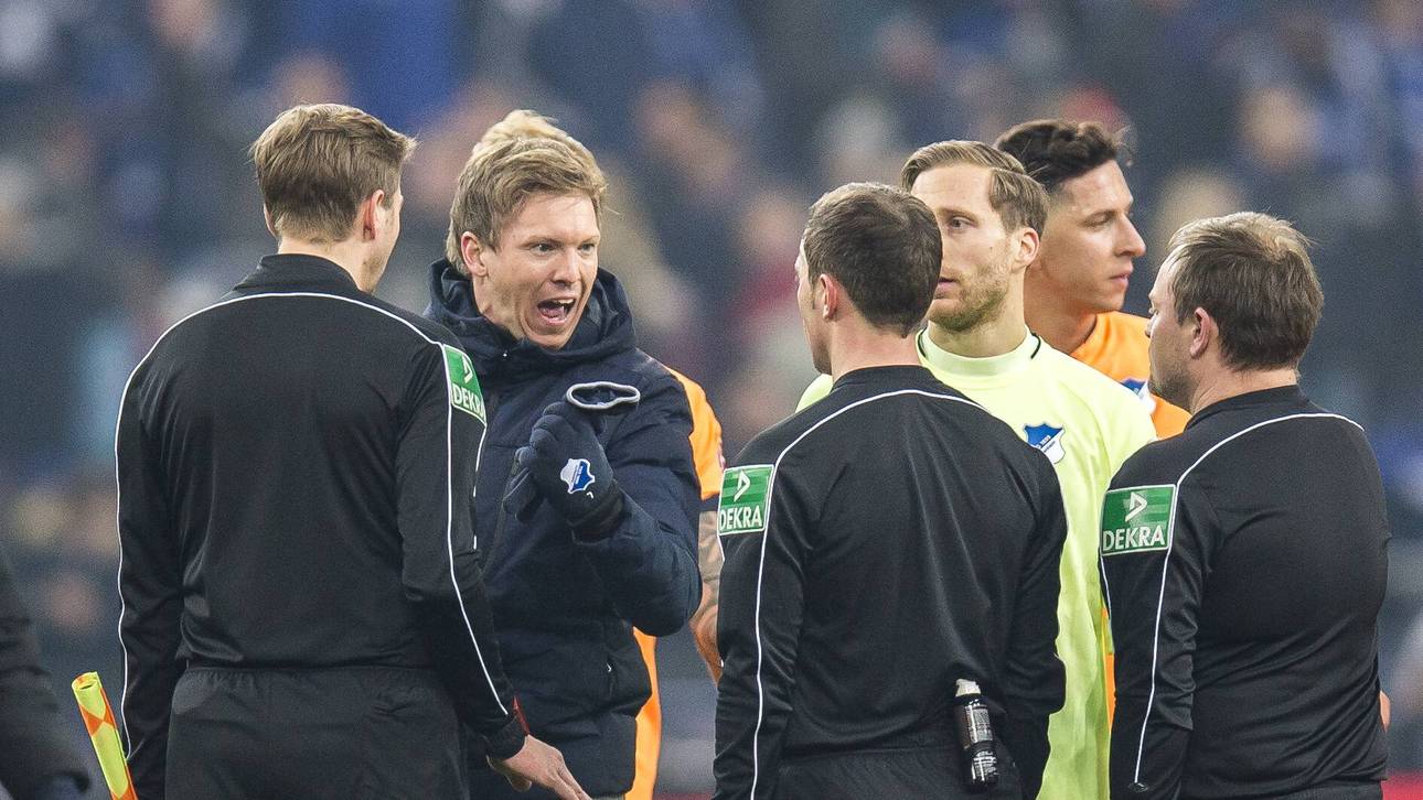 Schiri-Zoff: Nagelsmann in Rage