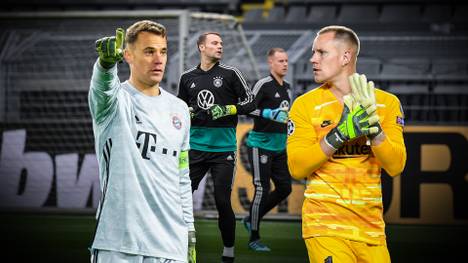 Manuel Neuer und Marc-André ter Stegen treffen in der Champions League aufeinander. Heizt das Duell den Streit ums deutsche Tor neu an?