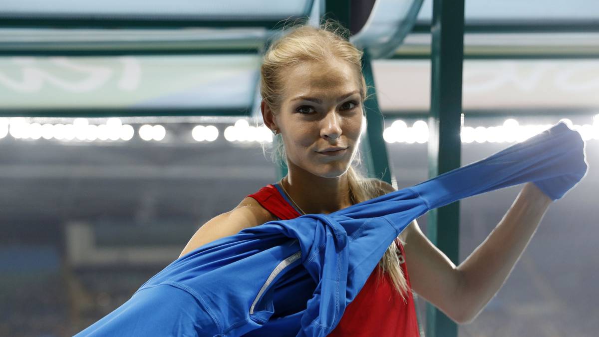 Dieses bezaubernde Lächeln gehört der russischen Weitspringerin Darja Klischina