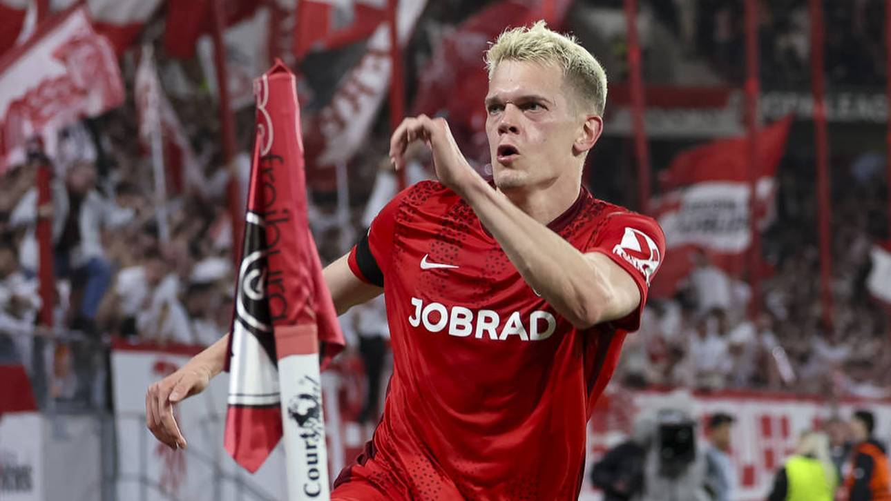 Matthias Ginter erzielte den wichtigen dritten Treffer für den SC Freiburg