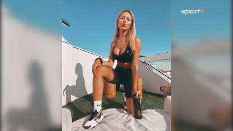 Nur zwei Monate nach der Geburt ihrer Tochter ist die Freundin von Inter-Star Lautaro Martinez schon wieder topfit.