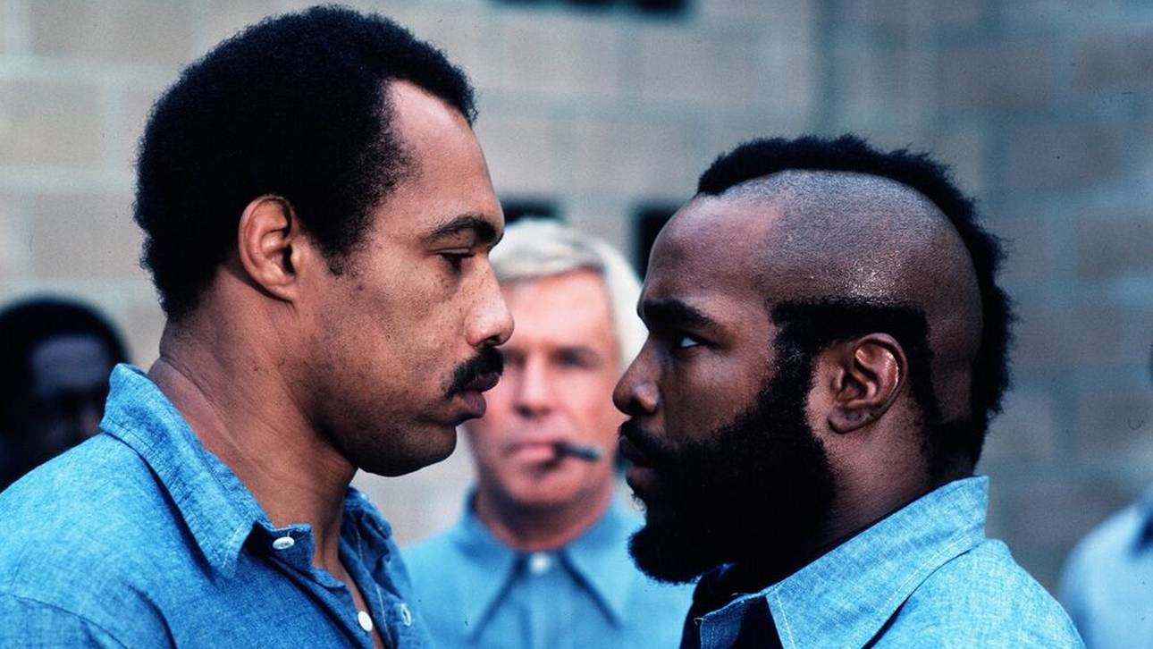 Ken Norton (l.) spielte in einer Episode des A-Team an der Seite von Mister T