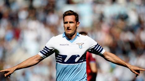 Miroslav Klose spielt seit viereinhalb Jahren für Lazio Rom in der Serie A 