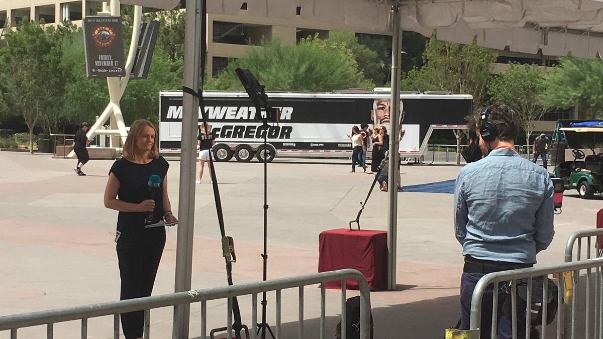 Der irische Sender RTE berichtet in die Heimat von Conor McGregor