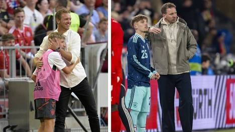 Rührende Bilder aufgetaucht: Bayern-Youngster Lennart Karl und Bundestrainer Julian Nagelsmann begegneten sich bereits vor Jahren.
