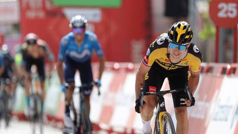 Primoz Roglic hat bei der Vuelta den zweiten Etappensieg eingefahren
