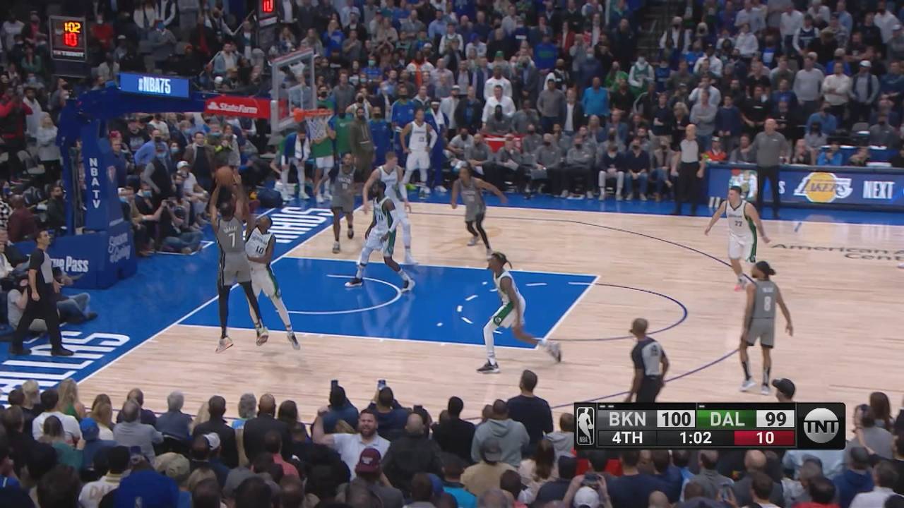 Dallas Mavericks - Brooklyn Nets (102:99) - Durant sticht Doncic aus