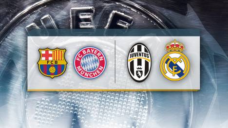 Der FC Bayern muss gegen den FC Barcelona ran, Juventus trifft auf Real