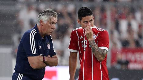 Carlo Ancelotti holte James Rodriguez nach München - und wurde bald darauf entlassen