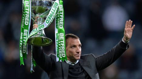Teammanager Brendan Rodgers gewinnt mit Celtic Glasgow den Ligapokal