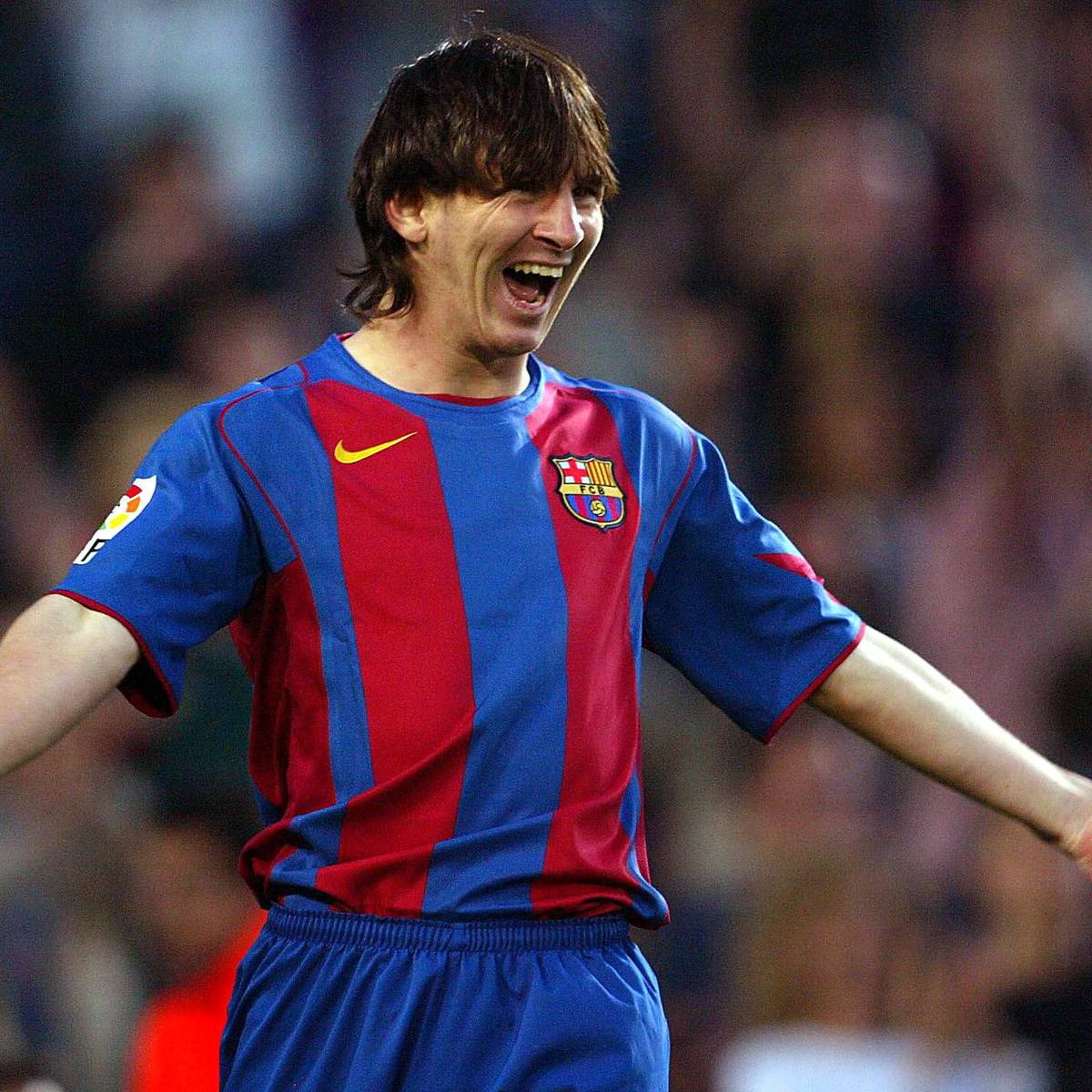 La Liga Debut Von Lionel Messi Beim Fc Barcelona Vor 15 Jahren